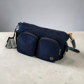 Pinko Cargo Camera Bag – Granatowa Nylonowa Torebka Utility