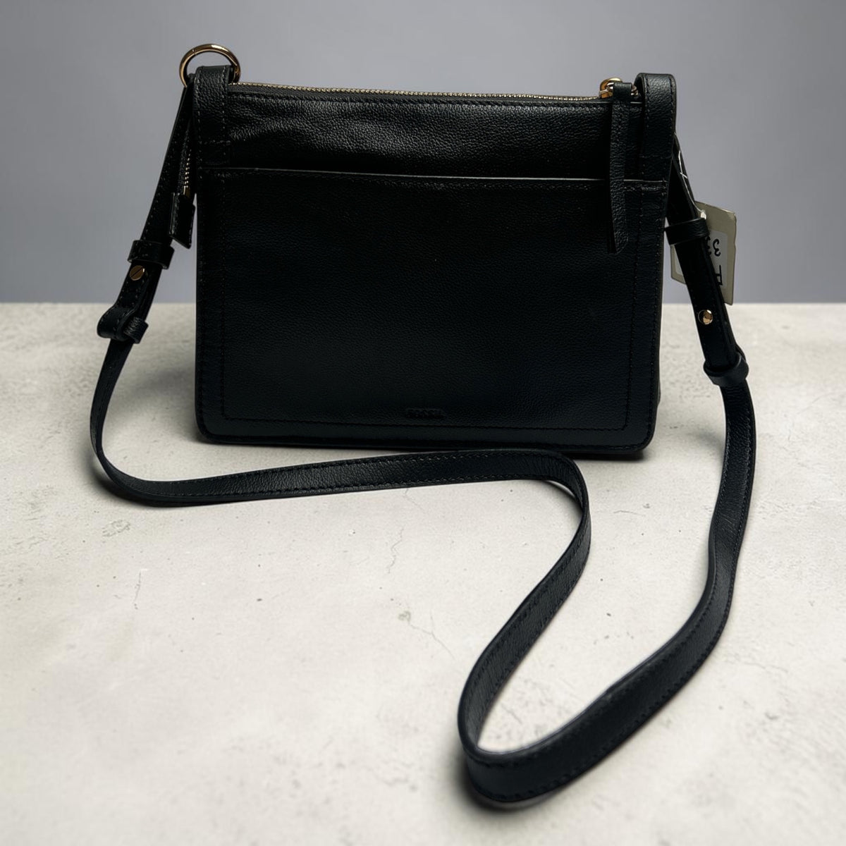 Skórzana Torebka Damska Fossil Kiera Small Crossbody – Czarna Elegancja