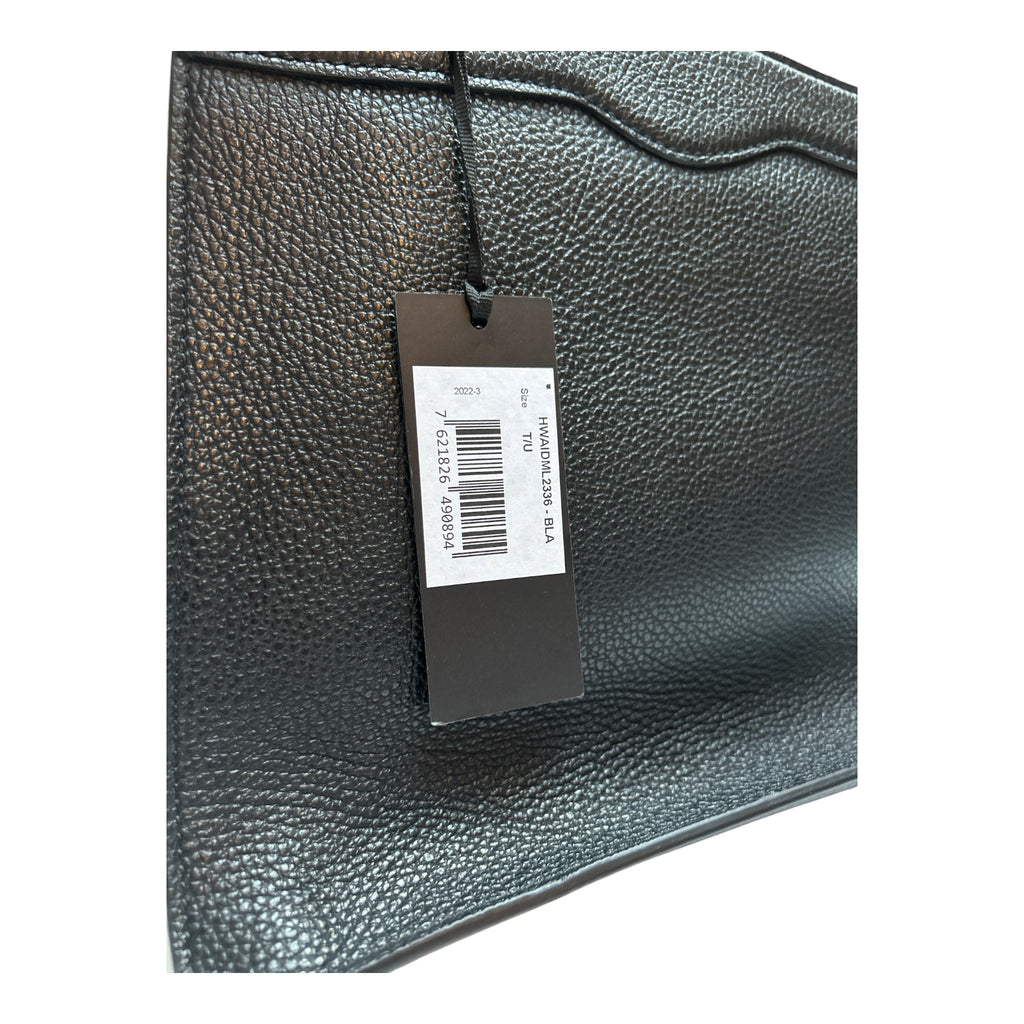 GUESS Aida Leather Handbag – Luksusowa Czarna Torebka ze Skóry Naturalnej