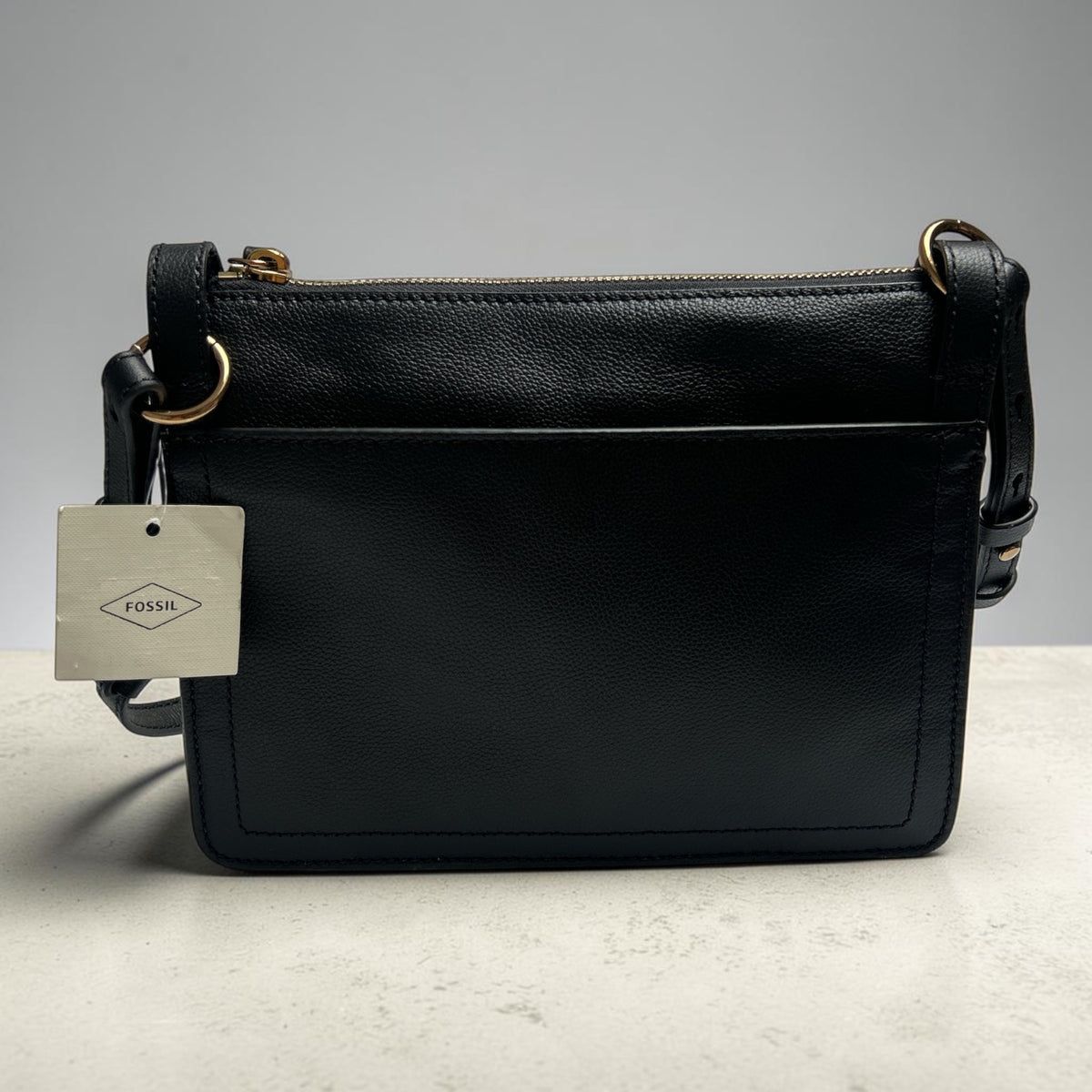 Skórzana Torebka Damska Fossil Kiera Small Crossbody – Czarna Elegancja